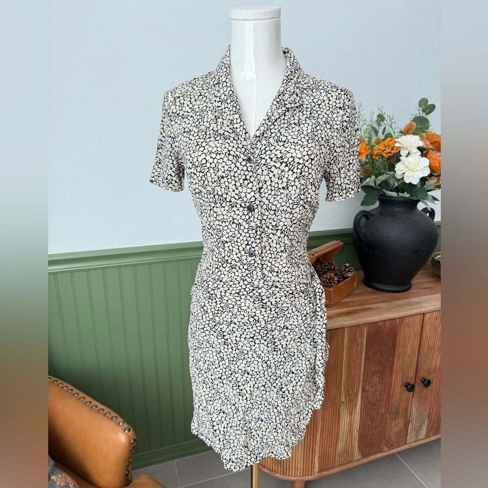 Stockholm Atelier &Other Stories floral mini dress size US 2 EUC